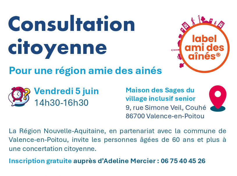 Consultation Citoyenne Région et Gérontopôle Nouvelle-Aquitaine