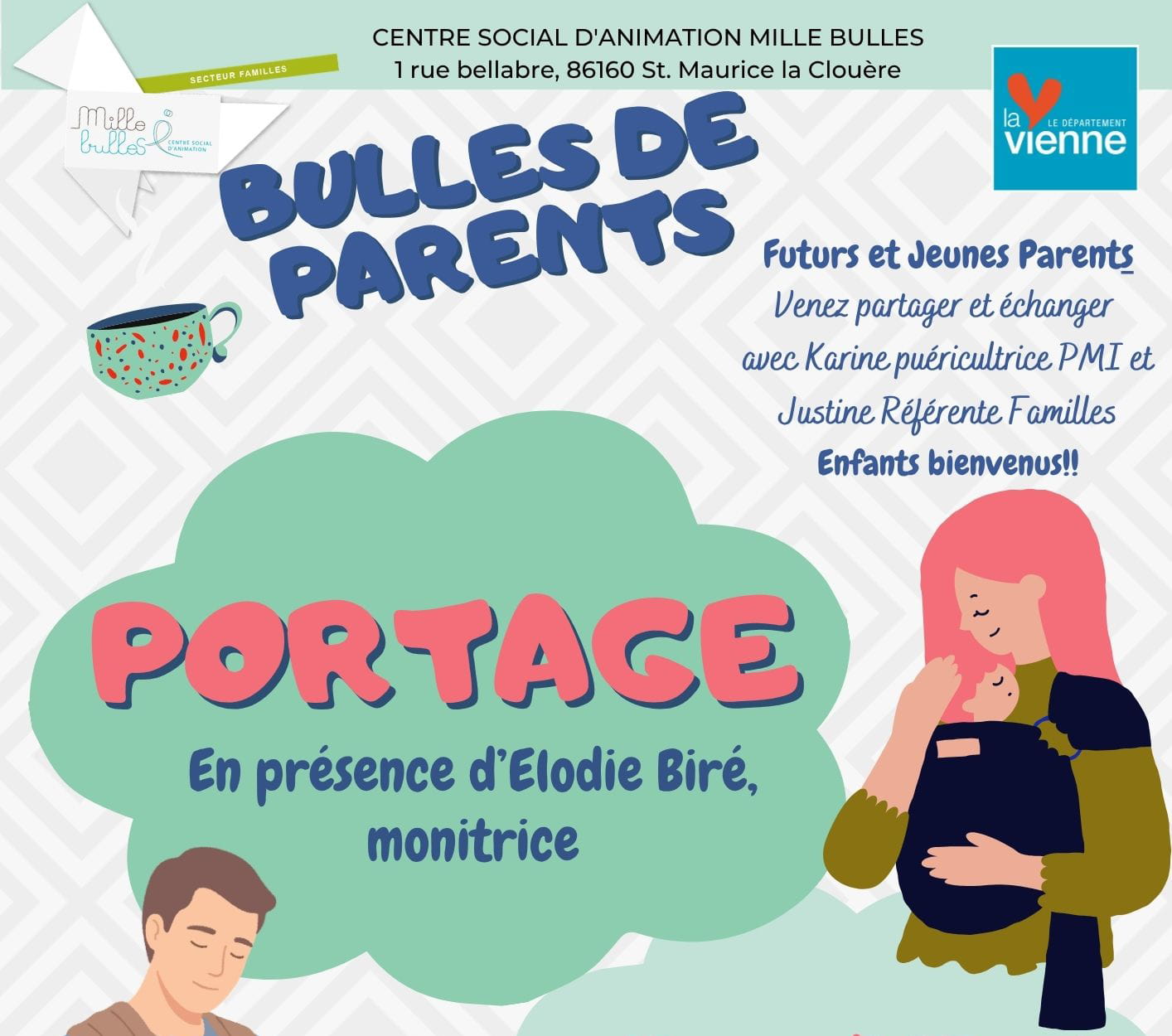 Mille Bulles : Atelier portage