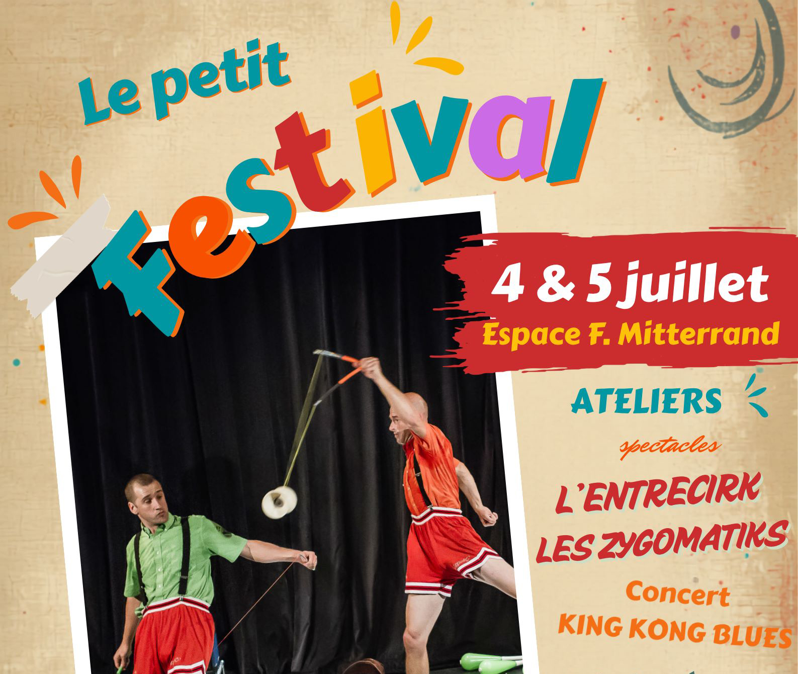 Le Petit Festival : samedi 4 et dimanche 5 juillet 2026 à l’Espace François Mitterand à Civray